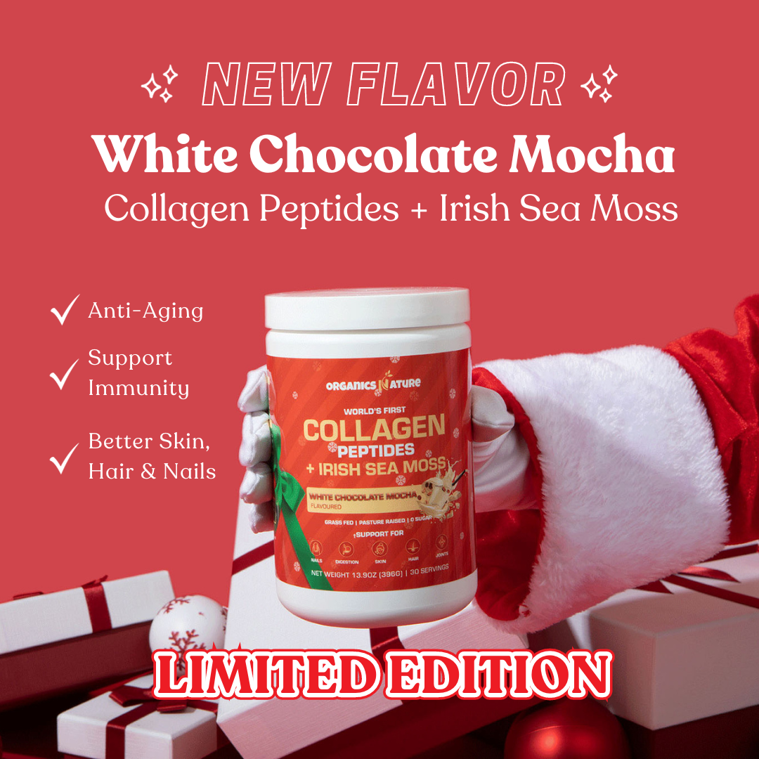 White Chocolate Mocha Collagen Sea Moss - 4 Tubs