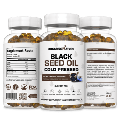 Cold Pressed Black Seed Oil - 5 Bottles