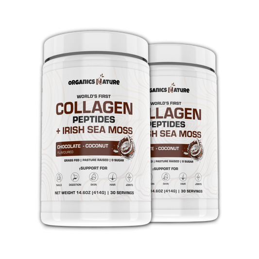 Limited Edition Chocolate-Coconut Collagen Sea Moss 2 Tubs